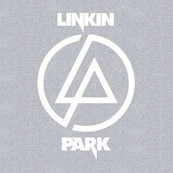 Свитшот хлопковый мужской Linkin Park logo, цвет: меланж — фото 2