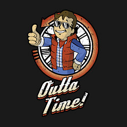 Свитшот хлопковый мужской Vault future, цвет: черный — фото 2