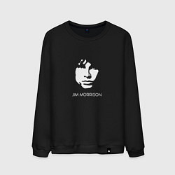 Мужской свитшот Jim Morrison black white minimalism