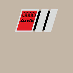 Свитшот хлопковый мужской Audi logo, цвет: миндальный — фото 2