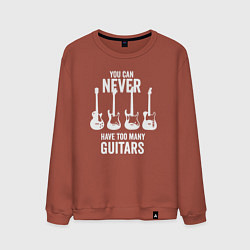 Мужской свитшот Гитар много не бывает