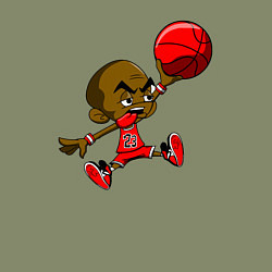 Свитшот хлопковый мужской Baby Jordan, цвет: авокадо — фото 2