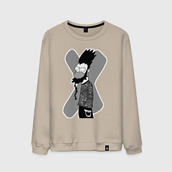 Мужской свитшот Static x - Homer Simpson