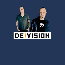 Свитшот хлопковый мужской Devision - a band, цвет: тёмно-синий — фото 2