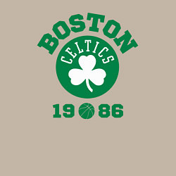 Свитшот хлопковый мужской Boston Celtics 1986, цвет: миндальный — фото 2