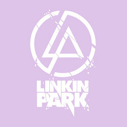 Свитшот хлопковый мужской Linkin Park - white, цвет: лаванда — фото 2