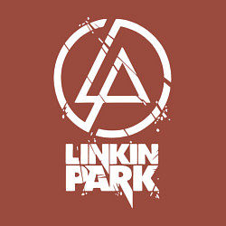 Свитшот хлопковый мужской Linkin Park - white, цвет: кирпичный — фото 2