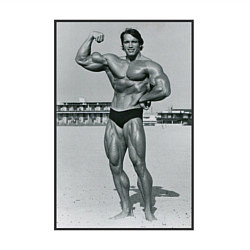 Свитшот хлопковый мужской Mister Schwarzenegger, цвет: белый — фото 2