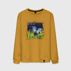 Свитшот хлопковый мужской Camouflage - One Fine Day singles, цвет: горчичный