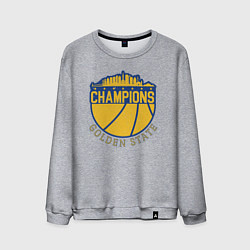 Свитшот хлопковый мужской Champions Golden State, цвет: меланж