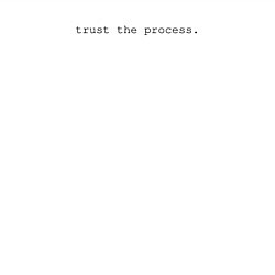 Свитшот хлопковый мужской Trust the process on white, цвет: белый — фото 2