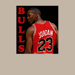 Свитшот хлопковый мужской Bulls Jordan, цвет: миндальный — фото 2