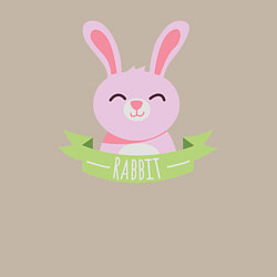 Свитшот хлопковый мужской Зайчик милаш, цвет: миндальный — фото 2