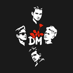 Свитшот хлопковый мужской Depeche Mode - A band with Alan, цвет: черный — фото 2