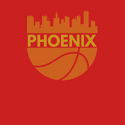 Свитшот хлопковый мужской Phoenix basketball city, цвет: красный — фото 2