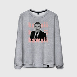 Свитшот хлопковый мужской Леонид Каневский милашка, цвет: меланж