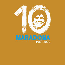 Свитшот хлопковый мужской Maradona 10, цвет: горчичный — фото 2