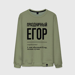 Мужской свитшот Праздничный Егор: определение