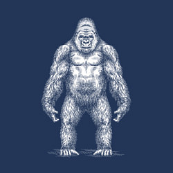 Свитшот хлопковый мужской Конг, цвет: тёмно-синий — фото 2