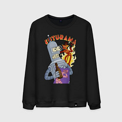 Мужской свитшот Бендер и рободьявол