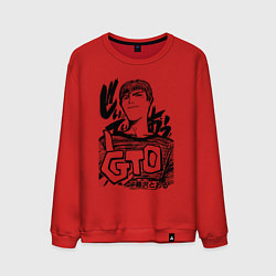 Свитшот хлопковый мужской Эйкити Онидзука - GTO, цвет: красный