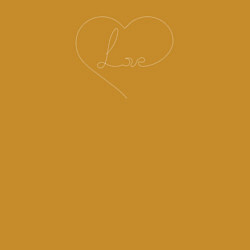 Свитшот хлопковый мужской Люби, цвет: горчичный — фото 2