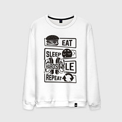 Мужской свитшот Eat sleep hardstyle