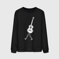 Мужской свитшот Человек гитара