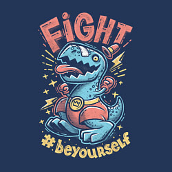 Свитшот хлопковый мужской Fight Dark, цвет: тёмно-синий — фото 2