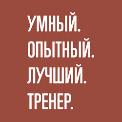 Свитшот хлопковый мужской Умный опытный лучший тренер, цвет: кирпичный — фото 2