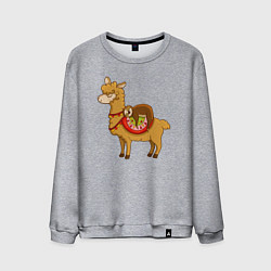 Мужской свитшот Лама и ленивец