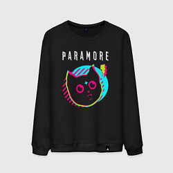 Мужской свитшот Paramore rock star cat