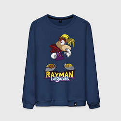 Свитшот хлопковый мужской Rayman - legends, цвет: тёмно-синий