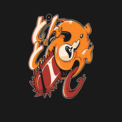 Свитшот хлопковый мужской Crazy Pochita, цвет: черный — фото 2