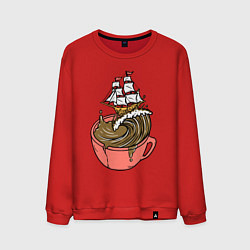 Мужской свитшот Кофейный корабль