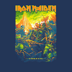 Свитшот хлопковый мужской Iron Maiden The Waiting On The Wall, цвет: тёмно-синий — фото 2