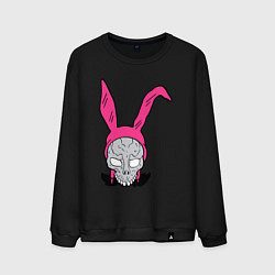 Свитшот хлопковый мужской Pink Donnie Darko, цвет: черный