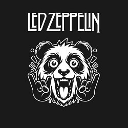 Свитшот хлопковый мужской Led Zeppelin rock panda, цвет: черный — фото 2