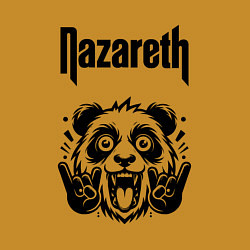 Свитшот хлопковый мужской Nazareth - rock panda, цвет: горчичный — фото 2