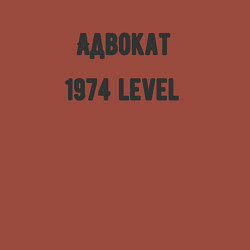 Свитшот хлопковый мужской Адвокат 1974 level, цвет: кирпичный — фото 2