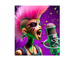 Свитшот хлопковый мужской Barbie and punks not dead, цвет: белый — фото 2