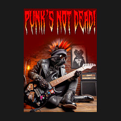 Свитшот хлопковый мужской Котяра гитарист - панк не умер, цвет: черный — фото 2