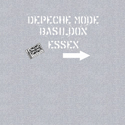 Свитшот хлопковый мужской Depeche Mode - basildon essex, цвет: меланж — фото 2