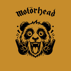 Свитшот хлопковый мужской Motorhead - rock panda, цвет: горчичный — фото 2