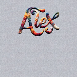 Свитшот хлопковый мужской Alex yarn art, цвет: меланж — фото 2