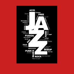 Свитшот хлопковый мужской Джазовые стили, цвет: красный — фото 2