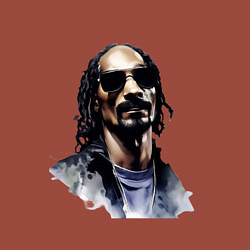 Свитшот хлопковый мужской Snoop dog, цвет: кирпичный — фото 2