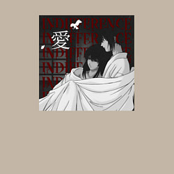 Свитшот хлопковый мужской Безразличие любви, цвет: миндальный — фото 2