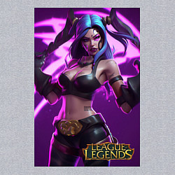 Свитшот хлопковый мужской League of Legends Akali Kda, цвет: меланж — фото 2