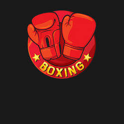 Свитшот хлопковый мужской Boxing fight, цвет: черный — фото 2